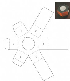 盒子刀版 展开图 包装盒 礼品