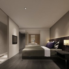 现代室内欧式卧室现代简约室内装修