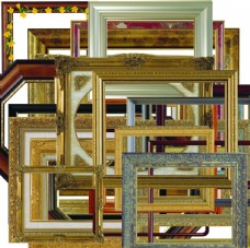 木材欧式镜框素材