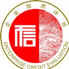 矢量图库中国塑胁信用评价logo