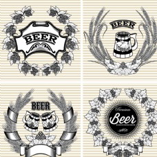 餐饮啤酒标签