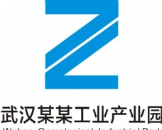 蓝色园区logo