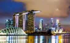 新加坡金沙酒店夜景