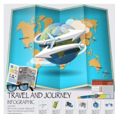 旅行海报旅行信息图