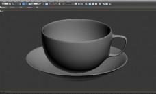 咖啡杯杯碟模型