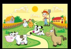 动物漫画农场小动物时尚漫画