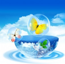 环保水源水资源地球生态环保