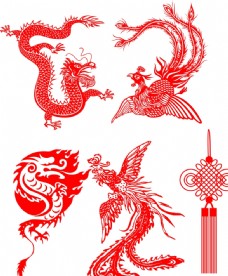 中国风设计龙凤素材