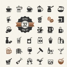咖啡杯饮品图标