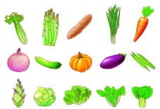 豌豆卡通蔬菜